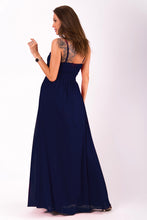 Charger l&#39;image dans la galerie, EVA&amp;LOLA  DRESS NAVY BLUE 51008-4