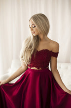 Load image into Gallery viewer, SENAT CORSET DRESS MAROON  68002-1