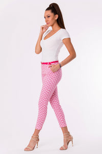 TROUSERS+BELT -RED 48012-2