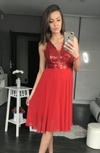 Load image into Gallery viewer, PINK BOOM  DRESS - RED 44016-1