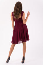 Load image into Gallery viewer, EVA&amp;LOLA  DRESS eggplant 46036-4