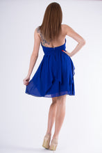 Cargar imagen en el visor de la galería, EVA &amp; LOLA DRESS ROYAL BLUE 58005-2