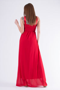 EVA & LOLA DRESS ROYAL RED 58001-6