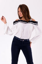 Load image into Gallery viewer, BLOUSE -WHITE 46031-3