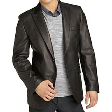 Cargar imagen en el visor de la galería, Mens Kilroy Lambskin Leather Blazer - Discounted!