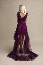 Load image into Gallery viewer, SENAT PRINCESS DRESS EGGPLANT 67001-3