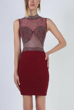 Load image into Gallery viewer, SOKY SOKA DRESS RED 53019-3