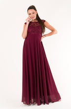 Charger l&#39;image dans la galerie, EVA &amp; LOLA DRESS eggplant 60005-1