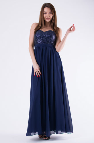 EVA & LOLA DRESS NAVY BLUE 58004-2