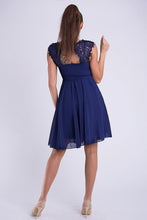 Load image into Gallery viewer, EVA &amp; LOLA DRESS COBALT 26012-7