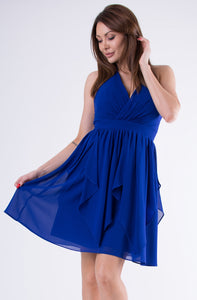 EVA & LOLA DRESS ROYAL BLUE 58005-2