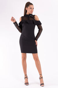 SOKY SOKA  DRESS BLACK 49005-1
