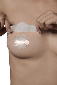 BYE BRA - breast tape and silk covers for A-C warts 4 pieces 50015-2