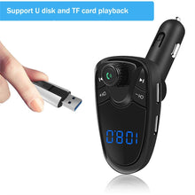 Load image into Gallery viewer, Bluetooth Hands-free FM Transmitter MP3 Player