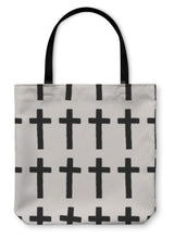 Load image into Gallery viewer, Tote Bag, Cross Pattern