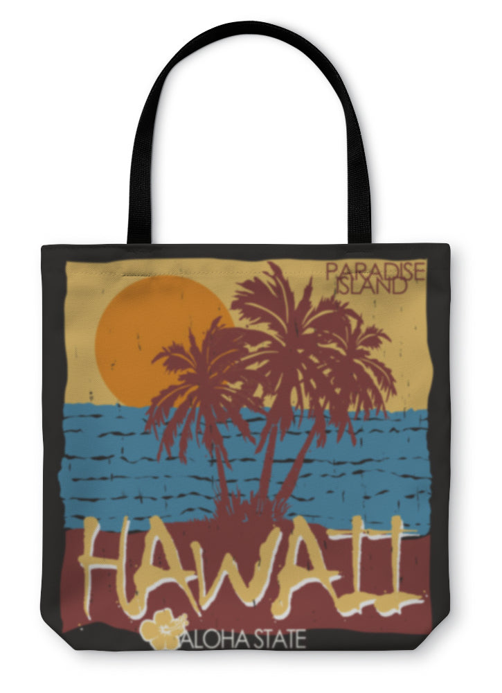 Tote Bag, Hawaii Tropical Beach Tshirt