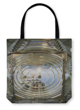 Load image into Gallery viewer, Tote Bag, Fresnel Magnifying Lens Close Up Lighthouse Glass Rotating Housing