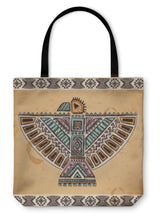 Load image into Gallery viewer, Tote Bag, Tribal Native American Eagle Symbols