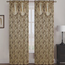 Load image into Gallery viewer, Molly Jacquard Rod Pocket Panel with Attached