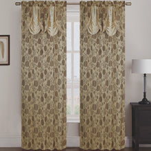 Load image into Gallery viewer, Molly Jacquard Rod Pocket Panel with Attached