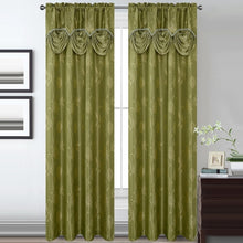 Load image into Gallery viewer, Lucia Jacquard Rod Pocket Panel with Attached
