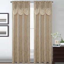 Load image into Gallery viewer, Lucia Jacquard Rod Pocket Panel with Attached