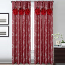 Load image into Gallery viewer, Lucia Jacquard Rod Pocket Panel with Attached