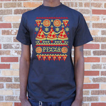 Load image into Gallery viewer, Ugly Pizza Sweater T-Shirt (Mens)