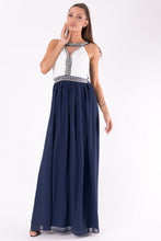 Load image into Gallery viewer, EVA &amp; LOLA DRESS NAVY 48031-2
