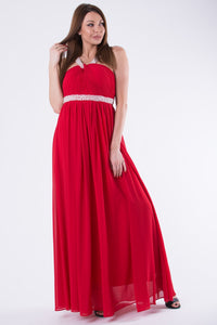 EVA & LOLA DRESS ROYAL RED 58002-2