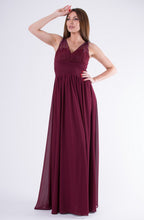 Charger l&#39;image dans la galerie, EVA &amp; LOLA DRESS eggplant 58003-1