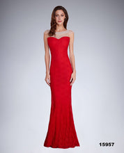 Load image into Gallery viewer, SOKY SOKA DRESS RED 48004-1