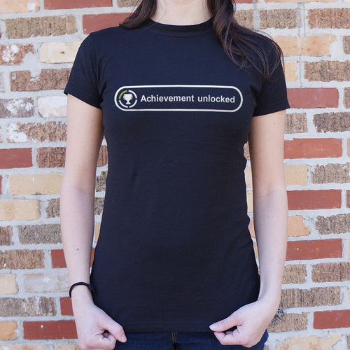 Achievement Unlocked T-Shirt (Ladies)