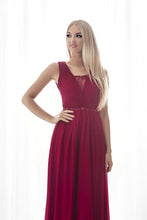 Load image into Gallery viewer, SENAT FLORIDA  DRESS BURGUNDY 64004-3
