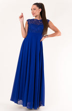 Charger l&#39;image dans la galerie, EVA &amp; LOLA DRESS ROYAL BLUE 60005-5