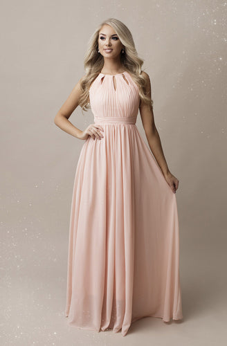 SENAT UNCOVERED BACK DRESS PINK 65003-1