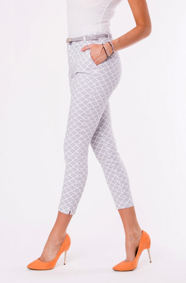 TROUSERS+BELT -GREY 48012-1