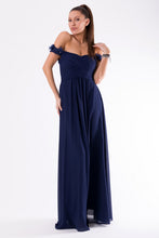 Load image into Gallery viewer, EVA &amp; LOLA DRESS NAVY BLUE 54002-3