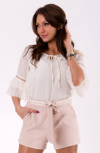 Charger l&#39;image dans la galerie, BLOUSE -CREAM 46043-2