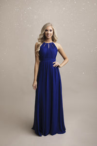 SENAT UNCOVERED BACK DRESS ROYAL BLUE 65003-2