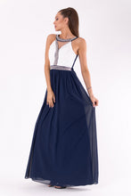 Load image into Gallery viewer, EVA &amp; LOLA DRESS NAVY 48031-2