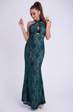 Load image into Gallery viewer, EVA &amp; LOLA DRESS - dark green 26011-1