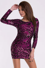 Load image into Gallery viewer, EVA &amp; LOLA DRESS - Purple 10010-3