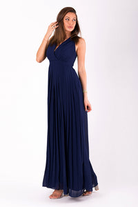 EVA&LOLA  DRESS NAVY BLUE 51002-2