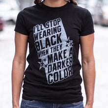 Cargar imagen en el visor de la galería, Stop Wearing Black T-Shirt (Ladies)