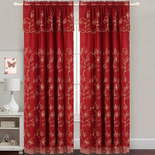 Load image into Gallery viewer, Gabriella - Snow Voile Embroidered Panel - Set of 2