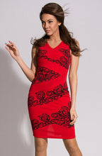 Load image into Gallery viewer, EMAMODA DRESS - RED 9906-2
