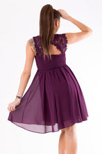 Load image into Gallery viewer, EVA &amp; LOLA DRESS plum 26012-11