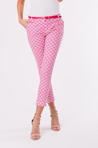 TROUSERS+BELT -RED 48012-2