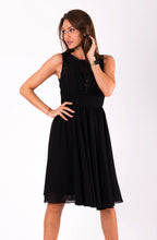 Charger l&#39;image dans la galerie, EVA &amp; LOLA DRESS BLACK 51003-4